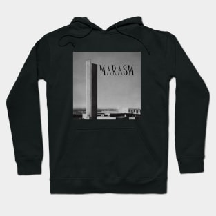 MARASM Brutalist Tower print Hoodie